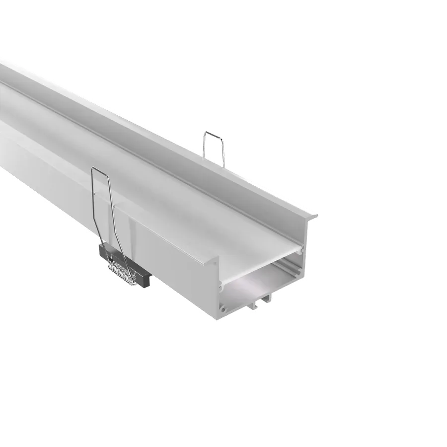 Perfil 50mm Embutir PC — Perfis Luminatti