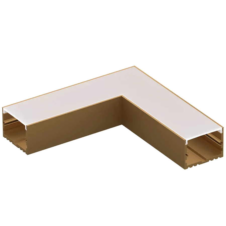 Perfil 30mm Sobrepor Colors Curva PC — Perfis Luminatti