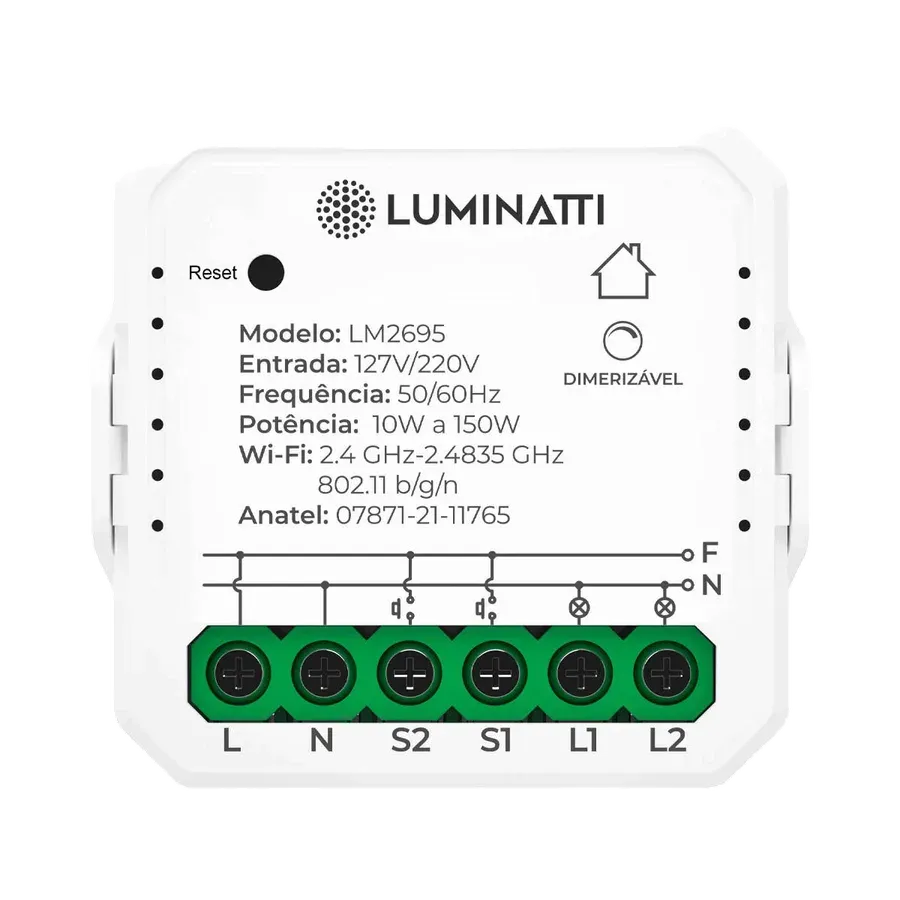 Smart para Dimerização — Lâmpadas Luminatti
