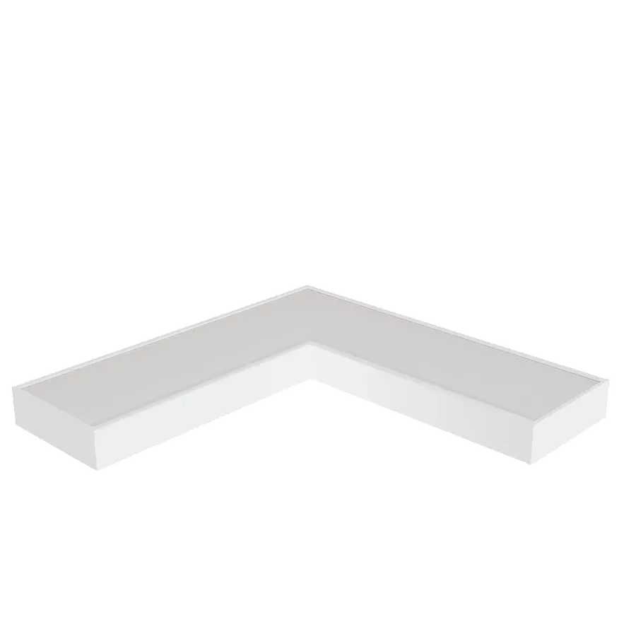 Perfil Nano 30mm Sobrepor Curva PC — Perfis Luminatti
